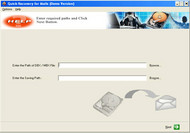 Quick Recovery for Outlook Express - A Data Recovery Product screenshot